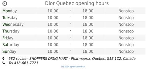 shoppers drug.mart dior boutique